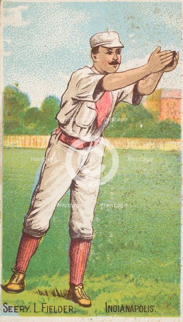 Seery, Left Field, Indianapolis, from the Gold Coin series (N284) for Gold Coin Chewing To..., 1887. Creator: D Buchner & Co.