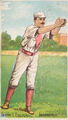 Seery, Left Field, Indianapolis, from the Gold Coin series (N284) for Gold Coin Chewing To..., 1887. Creator: D Buchner & Co