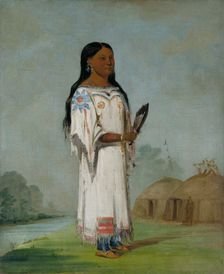 Seet-sé-be-a, Midday Sun, a Pretty Girl, 1832. Creator: George Catlin