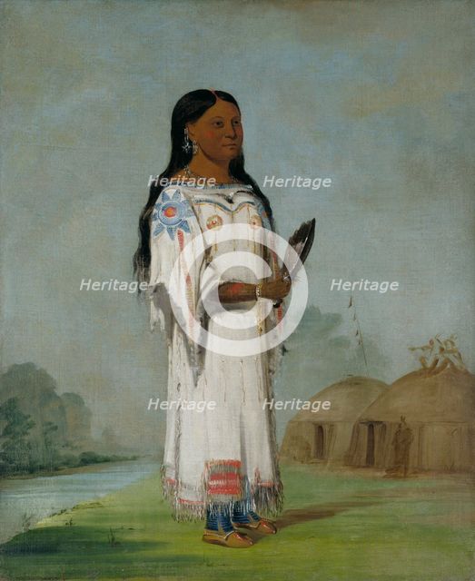 Seet-sé-be-a, Midday Sun, a Pretty Girl, 1832. Creator: George Catlin.