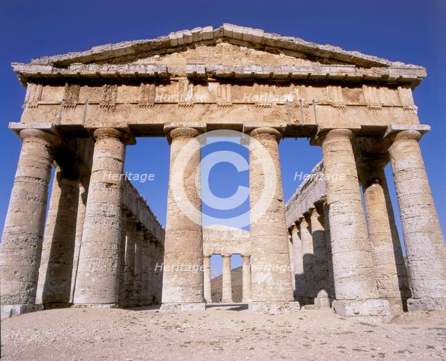Segasta Temple, Sicily, Italy. Creator: Peter Thompson.