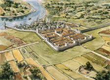 Segedunum Roman Fort, c3rd century, (c1990-2010) Artist: Peter Dunn