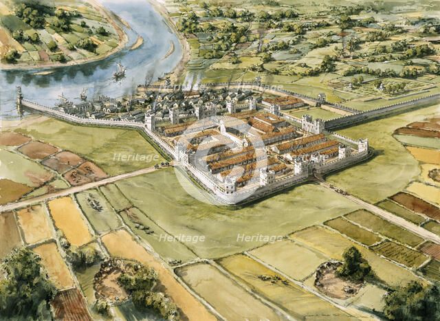 Segedunum Roman Fort, c3rd century, (c1990-2010) Artist: Peter Dunn.