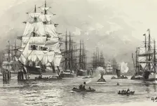 Segelschiff-Hafen, 1893. Creator: Fritz Stoltenberg