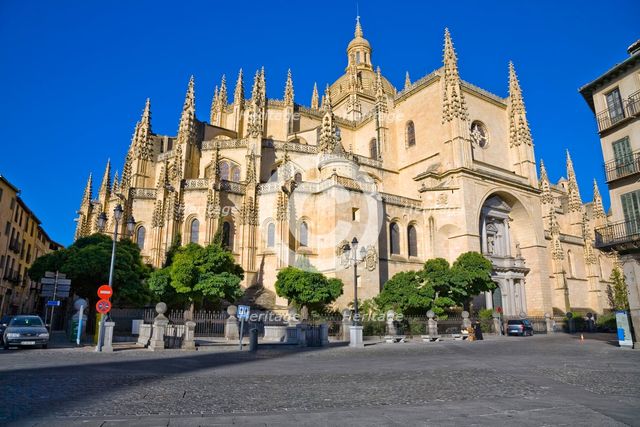 Segovia Cathedral, Segovia, Spain, 2007. Creator: Samuel Magal.