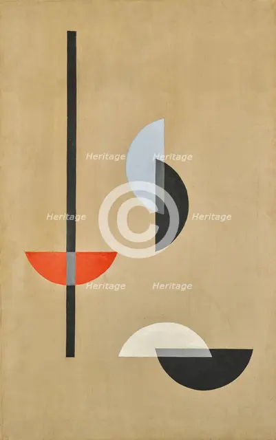 Segments, 1921. Creator: Moholy-Nagy, Laszlo (1895-1946).