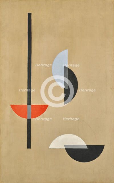 Segments, 1921. Creator: Moholy-Nagy, Laszlo (1895-1946).