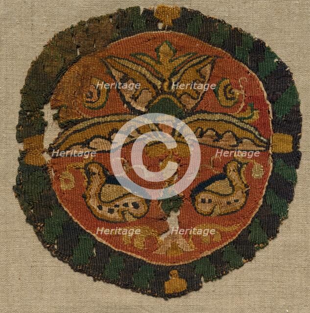 Segmentum from a Tunic, 800s. Creator: Unknown.