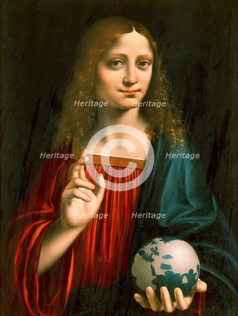 Segnender Christus, c. 1500. Creator: D'Oggiono, Marco (ca 1470-ca 1530).