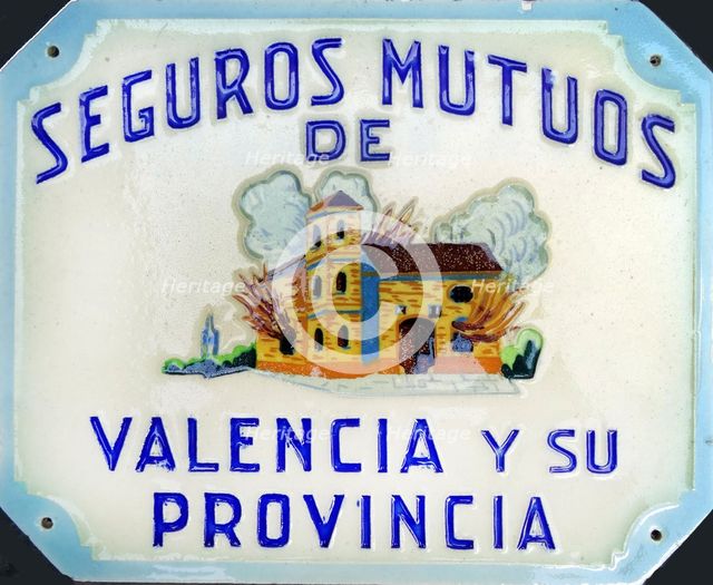 Seguros Mutuos, Second Half of the 19th cen.. Creator: Anonymous.