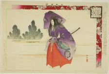 Seiobo, from the series "Pictures of No Performances (Nogaku Zue)", 1898. Creator: Kogyo Tsukioka