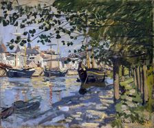 Seine at Rouen 1872. Artist: Claude Monet