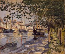 Seine at Rouen, 1872. Creator: Claude Monet