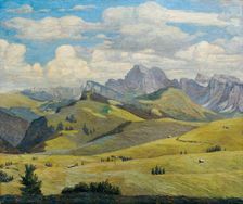 Seiser Alm (South Tyrol), 1914. Creator: Max Kahrer