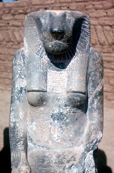 Sekhmet goddess with the head of a lioness, Temple of Amun, Karnak, Egypt