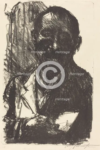 Selbstbildnis 1919 (Self-Portrait 1919), 1919. Creator: Lovis Corinth.