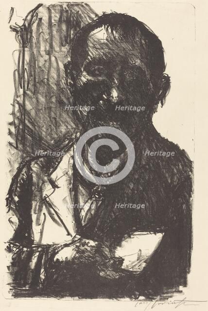 Selbstbildnis 1919 (Self-Portrait 1919), 1919. Creator: Lovis Corinth.