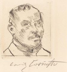 Selbstbildnis - Kopf (Self-Portrait - Head), 1916 Creator: Lovis Corinth
