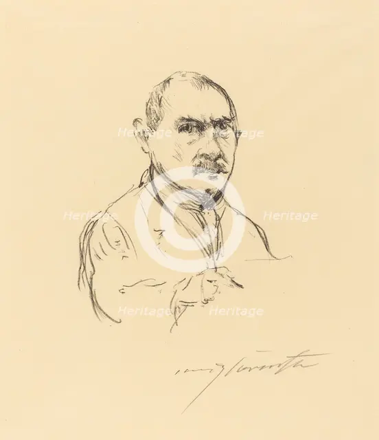 Selbstbildnis (Self-Portrait), 1914. Creator: Lovis Corinth.