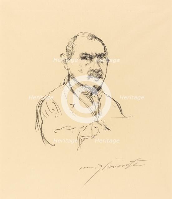 Selbstbildnis (Self-Portrait), 1914. Creator: Lovis Corinth.