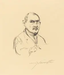 Selbstbildnis (Self-Portrait), 1914. Creator: Lovis Corinth