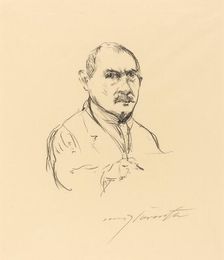 Selbstbildnis (Self-Portrait), 1914. Creator: Lovis Corinth