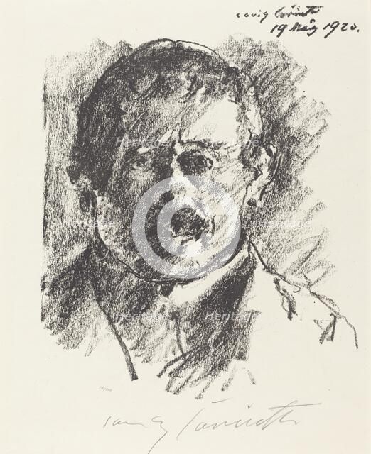 Selbstbildnis (Self-Portrait), 1920. Creator: Lovis Corinth.