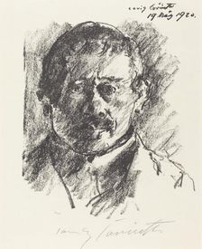 Selbstbildnis (Self-Portrait), 1920. Creator: Lovis Corinth