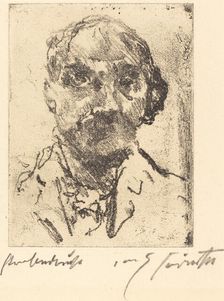 Selbstbildnis (Self-Portrait), 1921/1922. Creator: Lovis Corinth