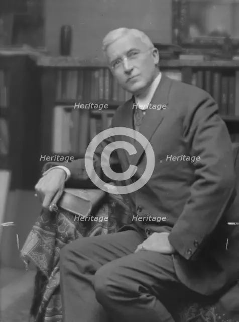 Selden, S.L., Mr., portrait photograph, 1915. Creator: Arnold Genthe.