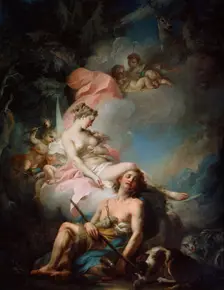 Selene and Endymion 1760s. Artist: Stefano Torelli