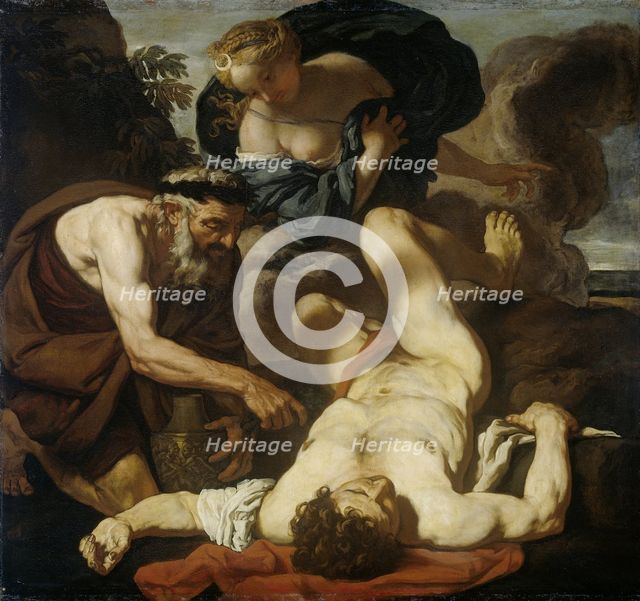 Selene and Endymion (The Death of Orion), 1660s-1670s. Artist: Loth, Johann Karl (1632-1698)