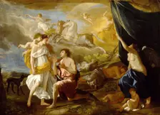 Selene and Endymion, c1630. Creator: Nicolas Poussin