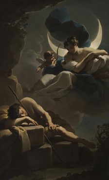 Selene and Endymion, c1770. Creator: Ubaldo Gandolfi