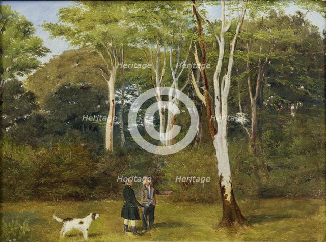 Selecting Trees for Felling, n.d., c1830-1880. Creator: Jorgen Pedersen Roed.