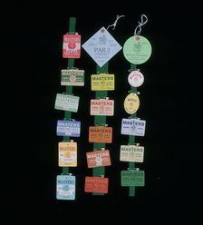 Selection of Masters tickets, 1964-1989. Creator: Unknown