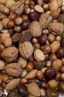 Selection of mixed nuts, 2009. Artist: Historic England Staff Photographer