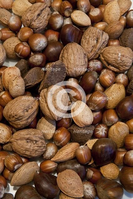Selection of mixed nuts, 2009. Artist: Historic England Staff Photographer.