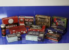 Selection of golf ball boxes, 20th century. Creator: Unknown
