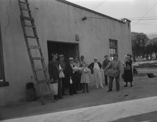 Self-help cooperative, members of the community, Burbank, California, 1936. Creator: Dorothea Lange