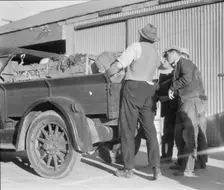 Self-help cooperative, Burbank, California, 1936. Creator: Dorothea Lange