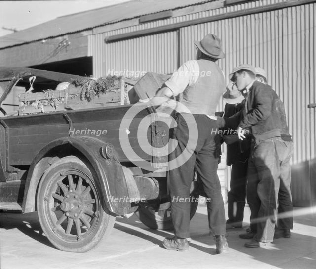Self-help cooperative, Burbank, California, 1936. Creator: Dorothea Lange.