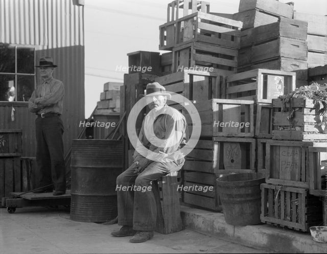 Self-help cooperative, Burbank, California, 1936. Creator: Dorothea Lange.