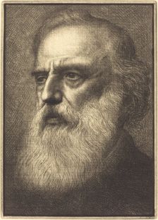 Self-Portrait, 4th plate. Creator: Alphonse Legros