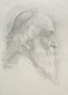 Self-Portrait (10th Plate). Creator: Alphonse Legros (French, 1837-1911)