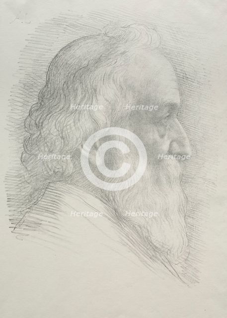 Self-Portrait (10th Plate). Creator: Alphonse Legros (French, 1837-1911).