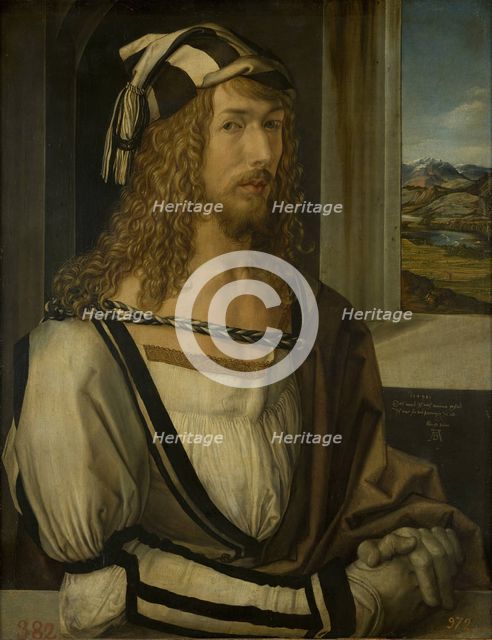 Self-Portrait, 1498. Creator: Albrecht Durer.
