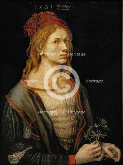 Self-Portrait, 1493. Artist: Dürer, Albrecht (1471-1528)