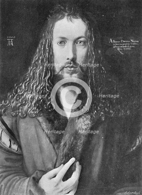 'Self-Portrait', 1500, (1906). Artist: Albrecht Durer.