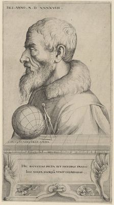Self-Portrait, 1548. Creator: Augustin Hirschvogel
